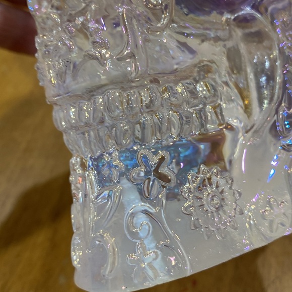 NWT.  Skull, makeup brush holder. - Picture 9 of 11